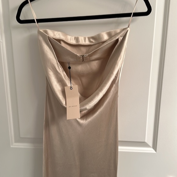BEC + BRIDGE moon dance strapless dress size 2 in Sand - Picture 4 of 4